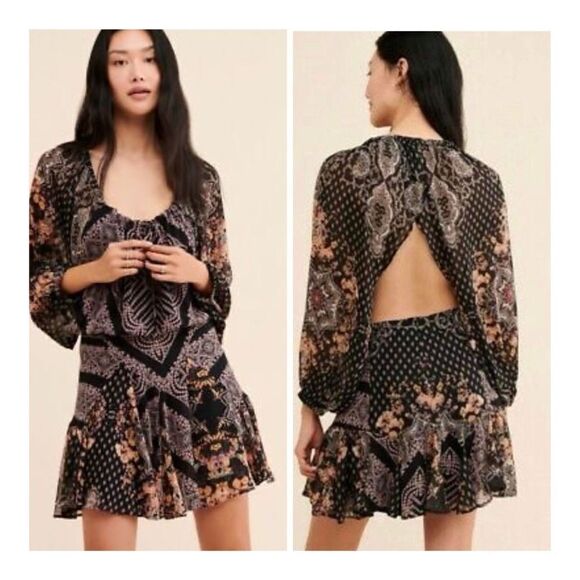 Free people Seven Wonders Mini Dress Size XS - Picture 1 of 10